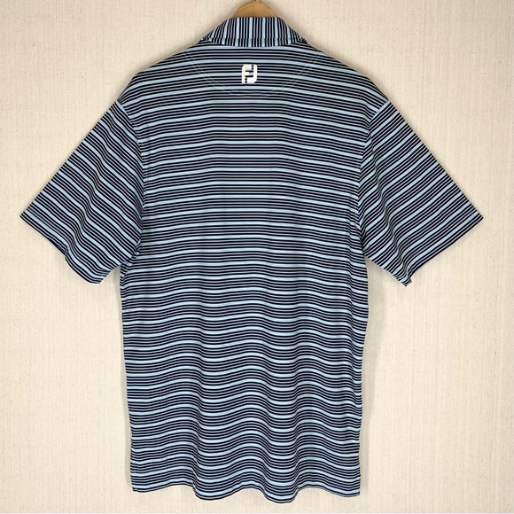 FootJoy~Men’s Striped Performance Golf‎ Polo~Sz M - Picture 5 of 12